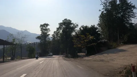 Countryside road self-driving Stock Footage 201522112