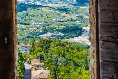 Countryside of Romagna in Italy Foto stock
