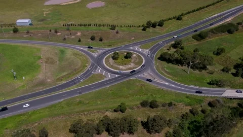 Countryside Roundabout Hyperlapse 1 Stock Footage 260467530