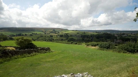 Countryside scene establishing shot stock footage Video stock 116631353
