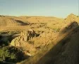 Countryside seen from moving train SD Footage