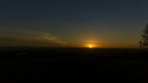 Countryside Sunset Stock Footage 71762611