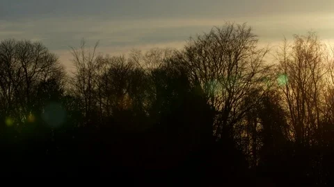 Countryside sunset Stock Footage 127514452