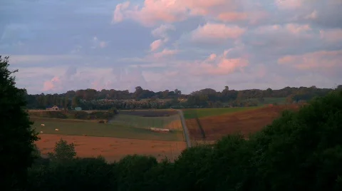 Countryside sunset timelapse 01 Video stock 831449