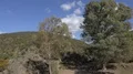 Countryside tilt down at Santa Luzia River Wild Water Beach - Mértola 4k or 4k+ Resolution