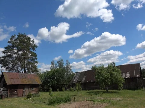 Countryside time lapse 4k Stock Footage 76318274