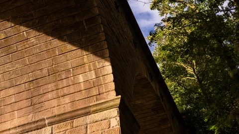 Countryside Timelapse, Sun Sets As Clouds Pass Over, Low Close Up 4K Stock Footage 100021121