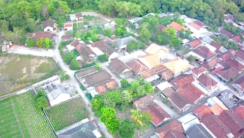 Countryside view with drone Video stock 293034138