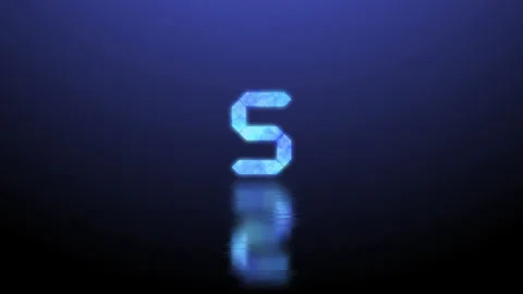 Countup animation from zero to 10 second Stock Footage 311583701