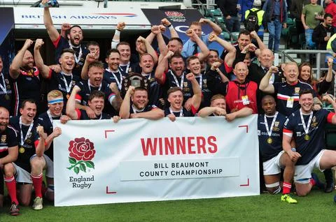 County Champ Div 3 Final: Cumbria 23 Dorset &amp; Wilts 13 Stock Photos