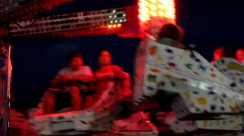 County Fair Ride Video stock 8652130
