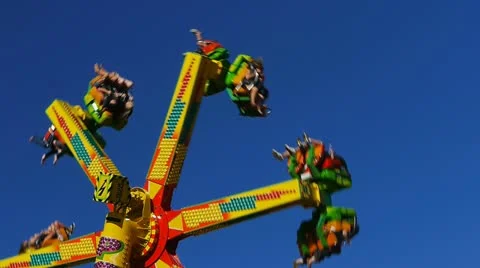 County fair ride Video stock 10876028