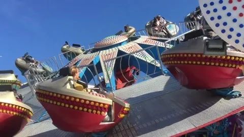 The County Fair Ride Stock Footage 158430295
