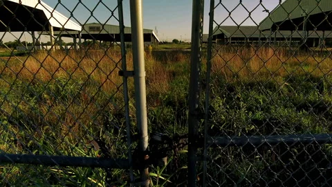 County Fairgrounds -Empty and Locked Up Video stock 273835030
