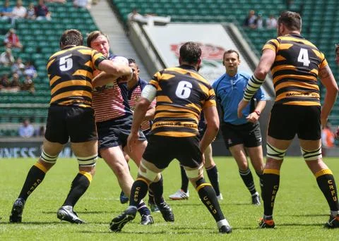 County Final: Cornwall 26 Lancs 36 - 01 Jun 2014 Stock Photos