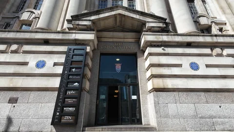 County Hall. London. Video stock 332416334