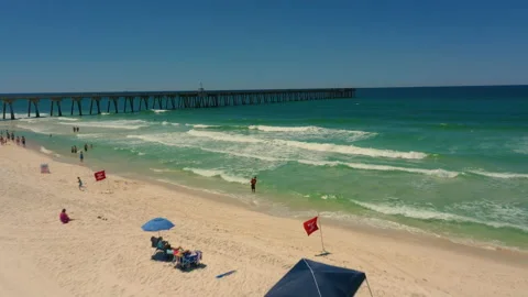 County Pier PCB 库存影片 131065870