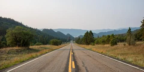 County road 12 Stock Photos