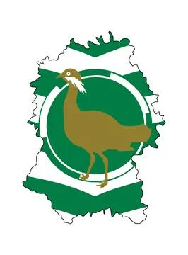 County Wiltshire map flag vector silhouette Illustrazione stock
