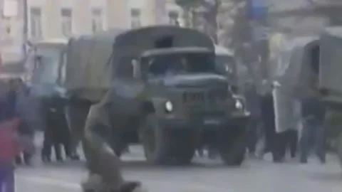 Coup. 1991. Moscow. Collapse of the USSR... | Stock Video | Pond5