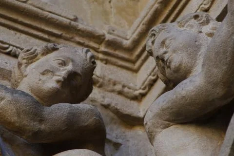 Couple of angels Stock Photos