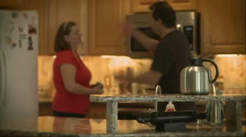 Couple argue Stock Footage 10864078