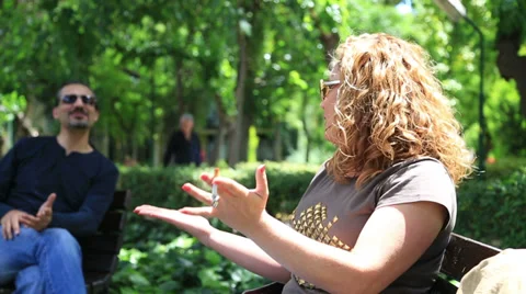 Couple arguing 3 Stock Footage 38265974