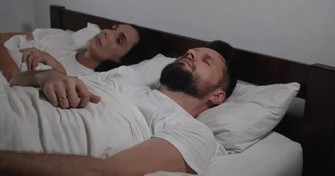 Couple in bed 스톡 동영상 166728939