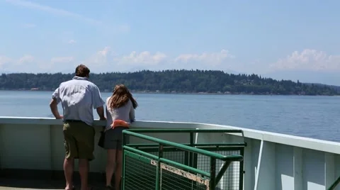 Couple on Boat Stock Footage 51787105