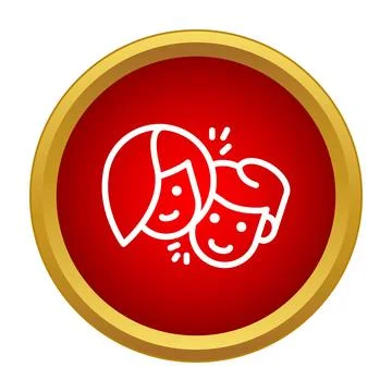 Couple bonding, relationship, and connection icon Ilustração Stock