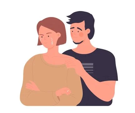 Couple conflict problem solving 스톡 일러스트