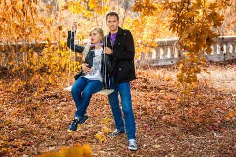 Couple is cute Foto stock