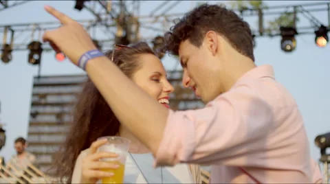 Couple dances passionately Stock Footage 63083533