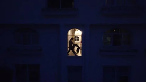 Couple dancing, bachata dance, partner dance, modern dance, drone video Stock-Footage 229952851