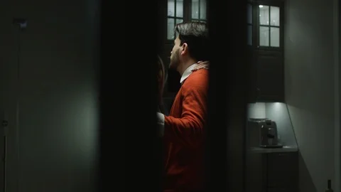 Couple dancing at home Stock Footage 99941431