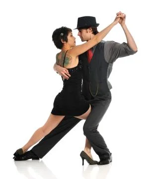Couple dancing Stock Photos