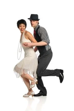 Couple dancing Stock Photos