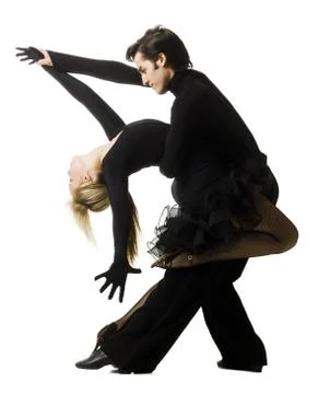 Couple dancing Stock Photos