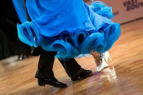 Couple dancing standard dance Foto stock