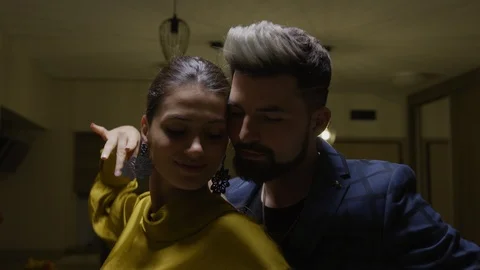 Couple dancing together Stock Footage 100001799