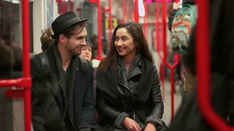 Couple on a Date Stock Footage 80222779