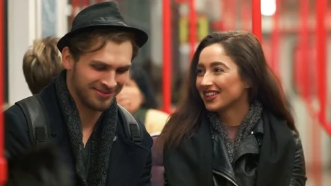 Couple on a Date Stock Footage 80224171