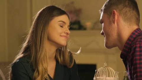 Couple on a date Stock Footage 83266356