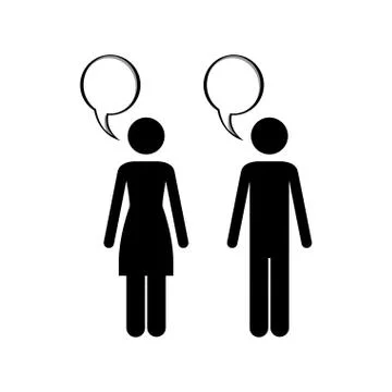 Couple design over white background vector illustration Ilustração Stock