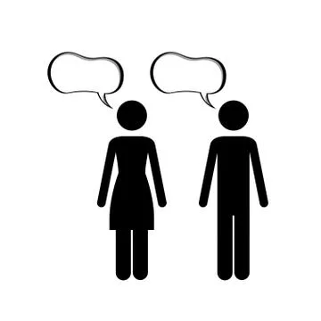 Couple design over white background vector illustration Ilustração Stock