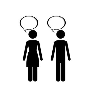 Couple design over white background vector illustration Ilustração Stock