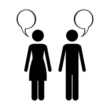 Couple design over white background vector illustration Ilustração Stock