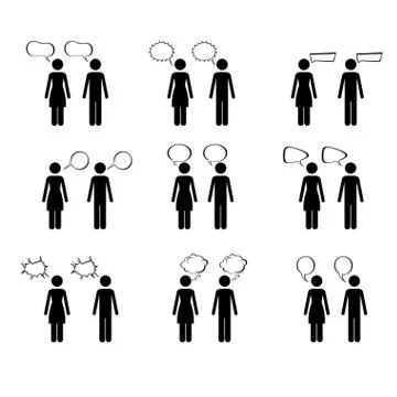 Couple design over white background vector illustration Ilustração Stock