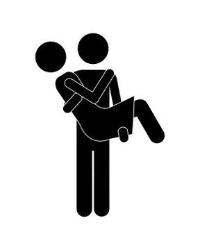 Couple design over white background vector illustration Ilustração Stock