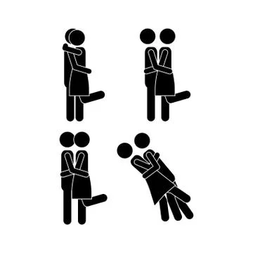Couple design over white background vector illustration Ilustração Stock